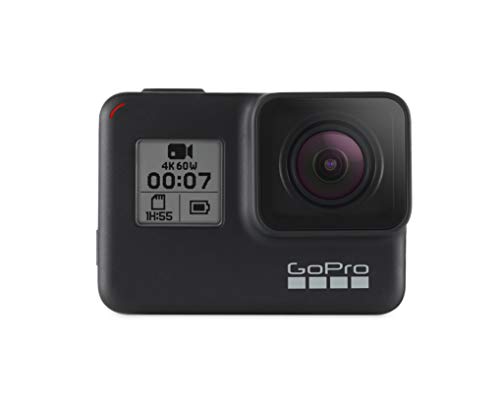 GoPro HERO7 Black — Waterproof Action Camera with Touch Screen 4K Ultra HD Video 12MP Photos 720p Live Streaming Stabilization