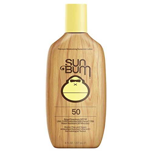Sun Bum Original Moisturizing Sunscreen Lotion, SPF 50, 8 oz. Bottle, 1 Count, Broad Spectrum UVA/UVB Protection, Hypoallergenic,...