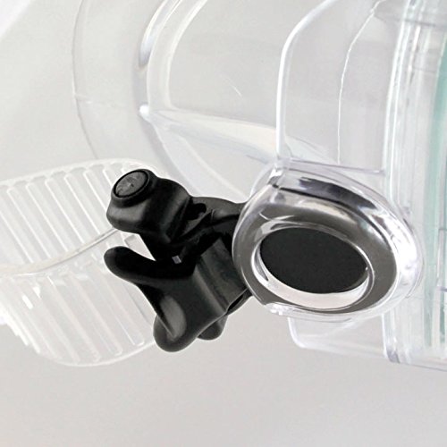 Promate Optical Corrective Scuba Snorkeling Mask, Trans. Blue, Nearsight-3.0
